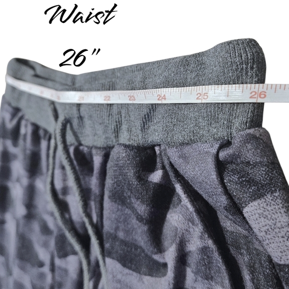 Camo Joggers Wmns Sz M Elevated Streetwear Drawstring Pants Soft & Stretch - Picture 4 of 6